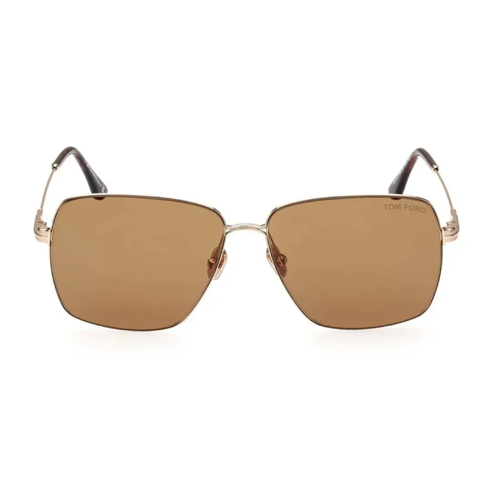 NEW TOM FORD UNISEX GOLD/BROWN SUNGLASSES